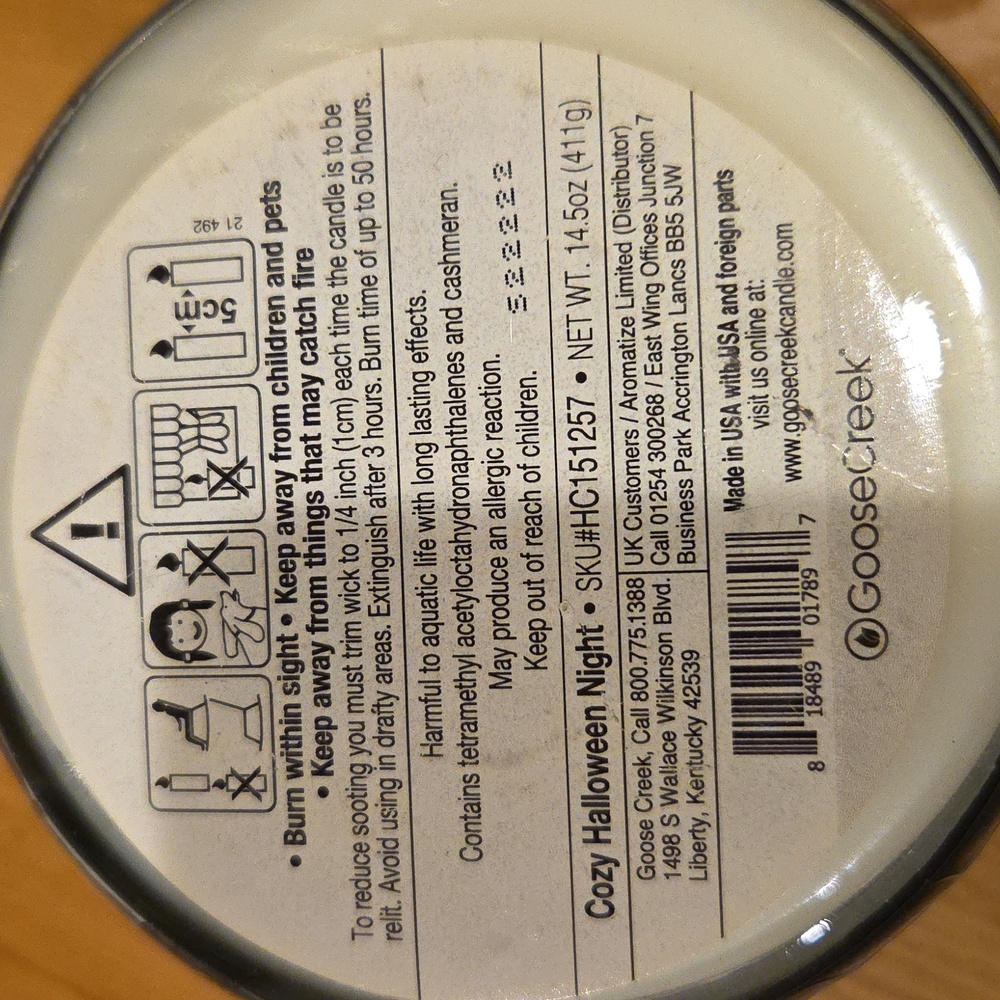 Cozy Halloween Night Candle - Picture 3 of 3